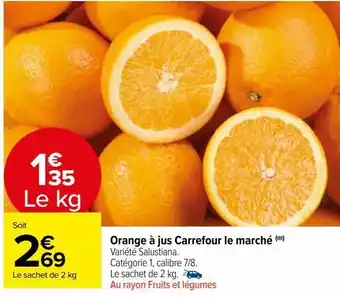 Carrefour Market Orange à jus carrefour le marché offre