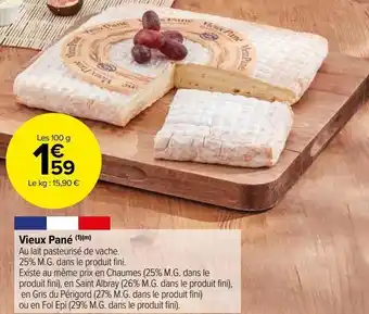 Carrefour Market Vieux pané offre