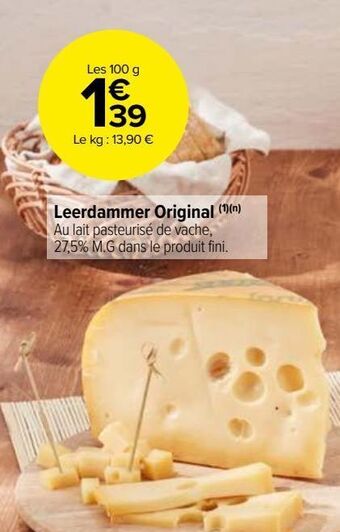 Carrefour Market Leerdammer original offre