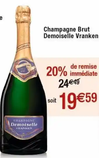 Cora x Carrefour Champagne brut offre
