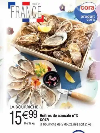 Cora x Carrefour Huîtres offre