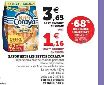 BĂątonnets Les Petits Coraya