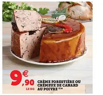 Crème Forestière Ou Crémeux De Canard Au Poivre