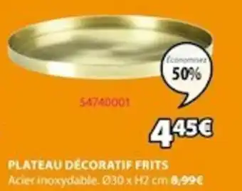 JYSK Plateau Décoratif Frits offre