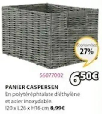 JYSK Panier Caspersen offre