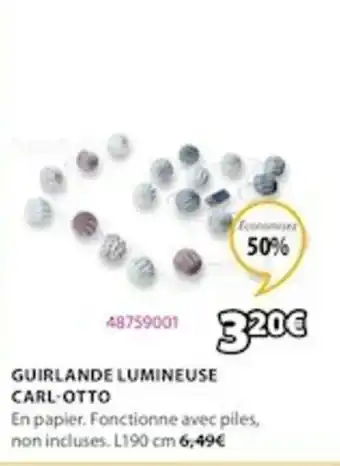 JYSK Guirlande Lumineuse Carl-Otto offre