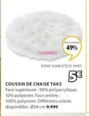 JYSK Coussin De Chaise Taks offre