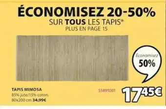 Tapis Mimosa