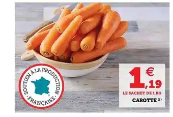 U Express Carotte offre