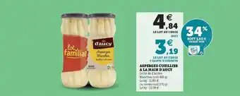 U Express Asperges Cueillies à La Main D'aucy offre
