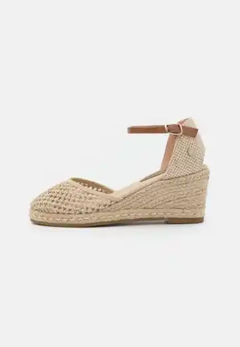 Sandales compensées - beige