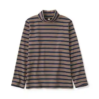MUJI Brushed rib cotton high neck tshirt (4-7 years) offre