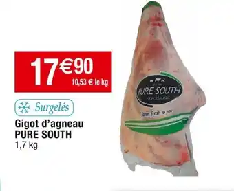 Cora x Carrefour Gigot d'agneau PURE SOUTH offre