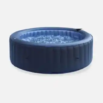 Decathlon Spa mspa gonflable rond – bergen 6 gris anthracite - spa gonflable 6 personnes offre