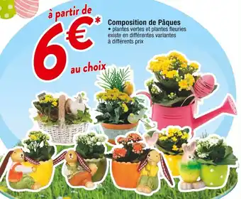 Cora x Carrefour Composition de pâques offre