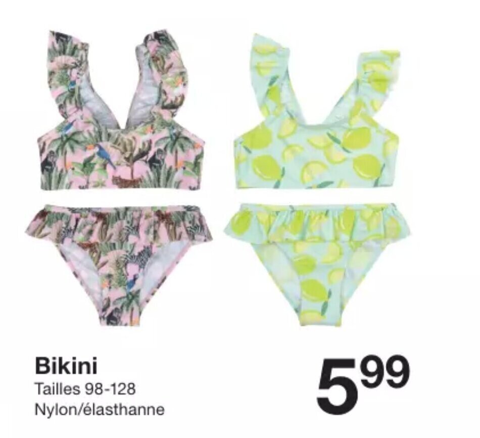 Promo Bikini chez Zeeman
