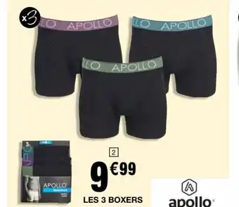 Cora x Carrefour Les 3 boxers offre