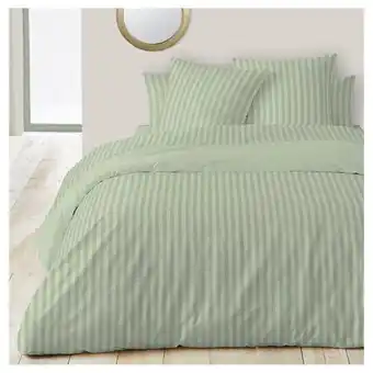 Auchan Linge de lit satin offre