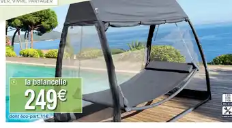 Balancelle moustiquaire trinidad grise