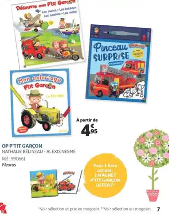 Auchan Op P'tit garçon offre