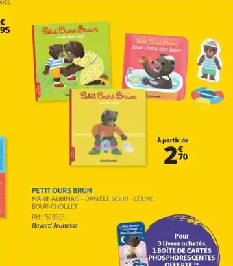 Auchan Petit ours brun offre