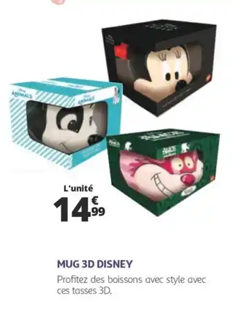 Auchan Mug 3D disney offre