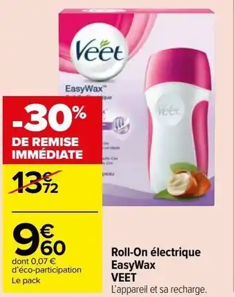 Roll-on électrique easywax veet