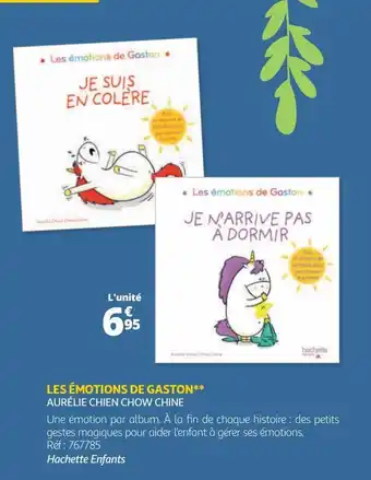 Auchan Les émotions de gaston aurélie chien chow chine offre
