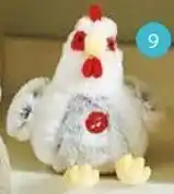 Auchan Poule ou coq sonore 22cm offre