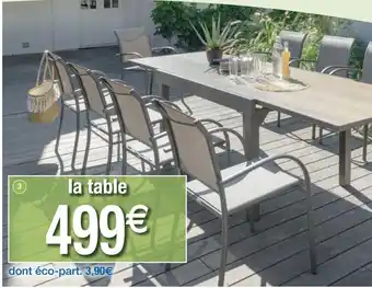 Cora x Carrefour Table extensible offre