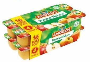 Auchan Dessert fruitier andros offre