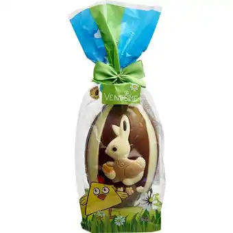 Auchan Poule decorée sur socle vendôme offre