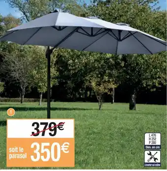 Cora x Carrefour Parasol offre