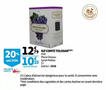Auchan Gp comte tolosan offre