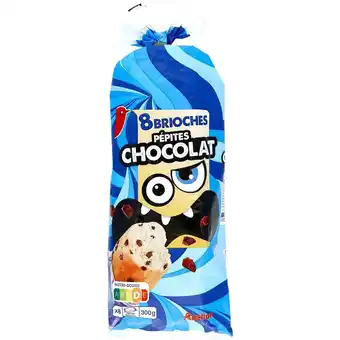 Auchan Brioches pépites chocolat auchan offre