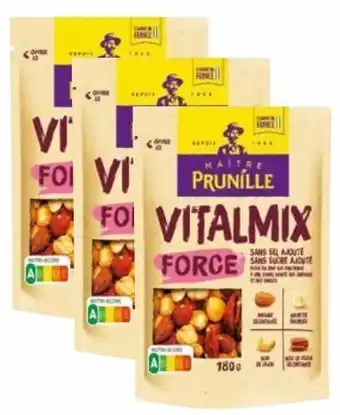 Auchan Vitalmix formule force maitre prunille offre