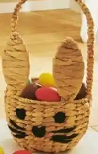 Auchan Panier lapin avec oreilles offre