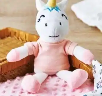Doudou licorne inextenso