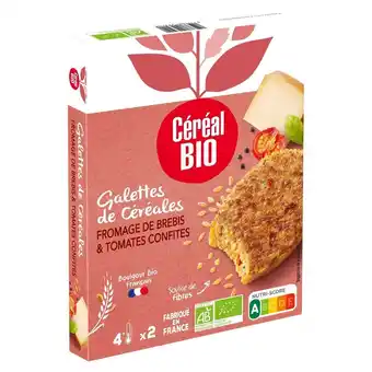 Galettes de céréales bio fromage de brebis & tomates confites céréal bio