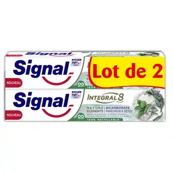 Auchan Supermarché Dentifrice signal nature élément offre