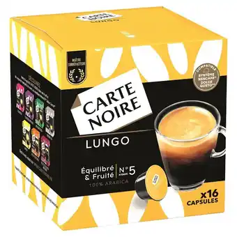 Capsules café lungo carte noire