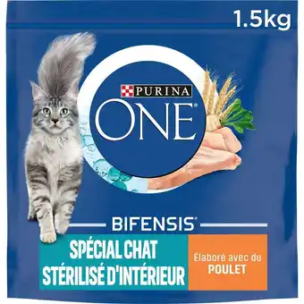 Croquettes pour chat stérilisé d'intérieur purina one