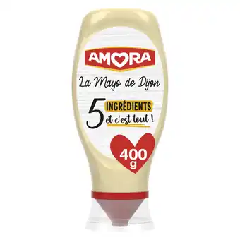 Auchan Mayonnaise de dijon 5 ingrédients amora offre