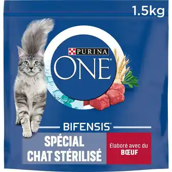 Croquettes pour chat stérilisé au boeuf purina one