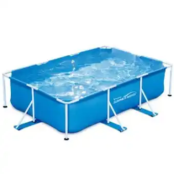 Provence Outillage Piscine tubulaire rectangulaire (3 x 2m h : 0.75m) summer waves offre