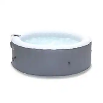 Decathlon Spa gonflable rond – kili 4 gris - spa gonflable 4 personnes rond 180 cm, offre