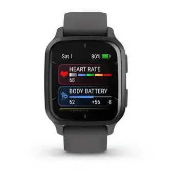 Montre connectée mixte garmin venu sq 2 010-02700-10 - bracelet