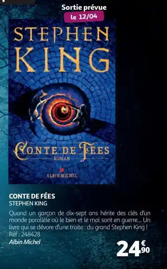 Auchan Conte de fées stephen king offre