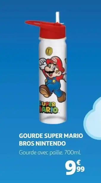 Auchan Gourde super mario bros nintendo offre