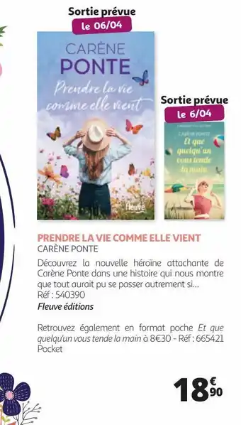 Auchan Prendre la vie comme elle vient carène ponte offre